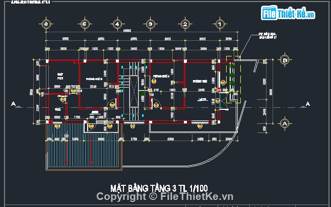 bản vẽ 3 tầng,bản vẽ thiết kế,nhà 3 tầng,nhà phố 3 tầng